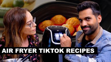 Trying Air Fryer Recipes and TikTok Pasta Chips!
