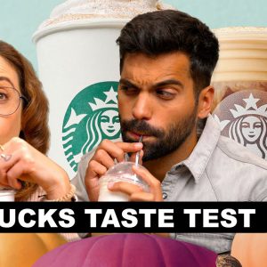 Trying Starbucks Fall Menu Drinks For the First Time - Taste Test!