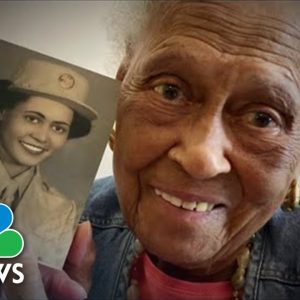 102-Year-Old WWII Veteran Romay Davis Honored For Breaking Barriers