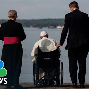 Pope Francis Visits Sacred Lake During Canada Visit