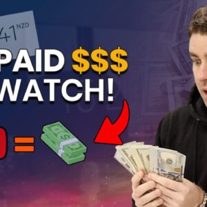 ($$$/Day) Website Paying To Watch Videos For FREE Online! (Make Money Online)