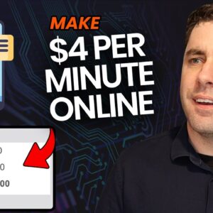 Make $4 Per Minute Chatting With People Online! (Make Money Online Secret Websites)