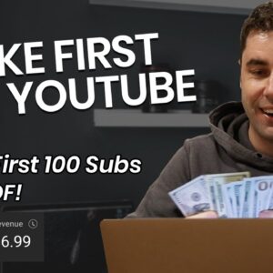 How To Make First $200 With Faceless Youtube Channel And Get First 100 Subscribers!